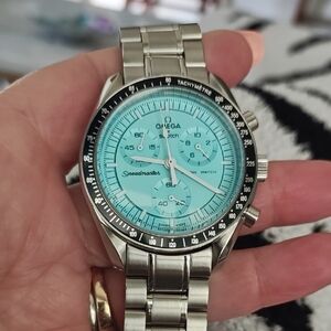 Moonswatch mod using rep and stainless steel case and bracelet